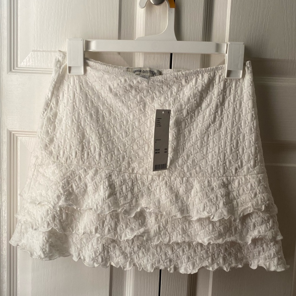 Urban Outfitters ruffle mini skirt